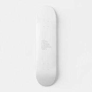 Misty Roos, Flush Mahogany, decoratief ontwerp Skateboard