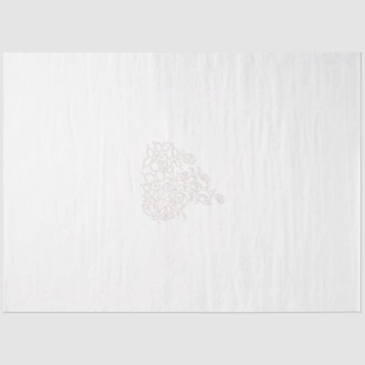 Misty Roos, Flush Mahogany, decoratief ontwerp Tissuepapier (Voorkant)