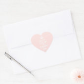 Misty Roos kalm houden en doorgaan Hart Sticker (Envelop)