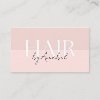 Misty Rose Hair Stylist QR Code  Business Card Visitekaartje