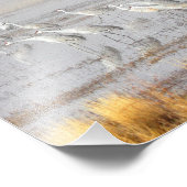 Misty Sandhill Cranes Foto Afdruk (Hoek)