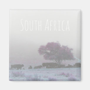 Misty South Africa Rural Landscape SA Magnet