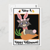 Misty Toon Kat Bunny! Briefkaart (Voorkant / Achterkant)