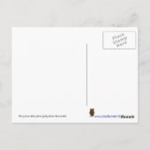 Misty Toon Kitty Bunny ! Carte postale (Dos)