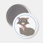 Misty Toon Kitty Magnet (Recto/Verso)
