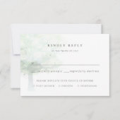 Misty tree RSVP kaartje (Voorkant)