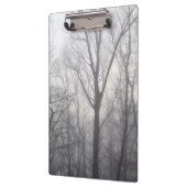 Misty Trees Gray Woodland Klembord (Links)
