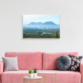 Misty Valley in Tofino - British Columbia, Canada Canvas Afdruk (Insitu (Woonkamer))