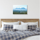 Misty Valley in Tofino - British Columbia, Canada Canvas Afdruk (Insitu (Slaapkamer))