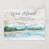 Misty Waterverf Landschap We hebben ons verplaatst Briefkaart (Voorkant)