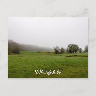 Misty Wharfedale Scenery Briefkaart