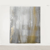 Misty Wilds Waterverf Abstracte Print Wandkleed (Voorkant)