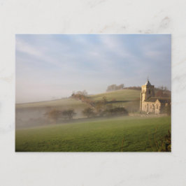 Misty winterochtend Crosthwaite Lake District Briefkaart