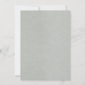 Misty Woodland Forest Rustic Wedding Invitation Kaart (Achterkant)