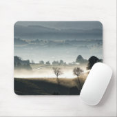 Misty Zwitserland Landschap Muismat (Met muis)