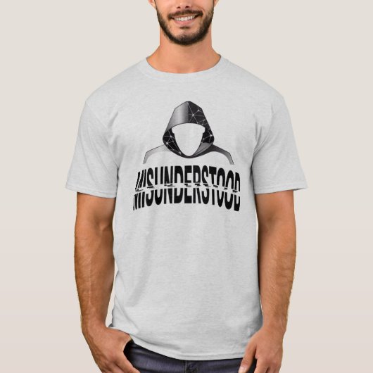 Misunderstood Glitch Hoodie Phantom T-shirt (Voorkant)