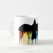 Mit dem Regenbogen Koffiemok (Voorkant links)