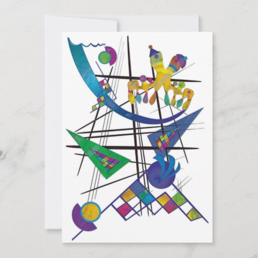 Mit Liebe zu Kandinsky Bedankkaart (Voorkant)