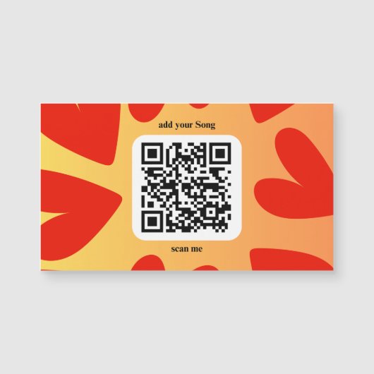 Mit personalisierten Song per QR-code (Voorkant)