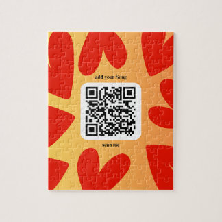 Mit personalisierten Song per QR-code Legpuzzel