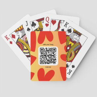 Mit personalisierten Song per QR-code Pokerkaarten