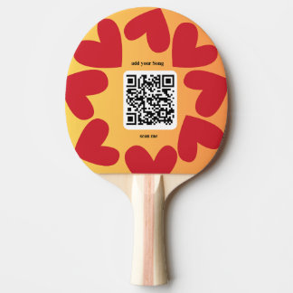 Mit personalisierten Song per QR-code Tafeltennisbatje