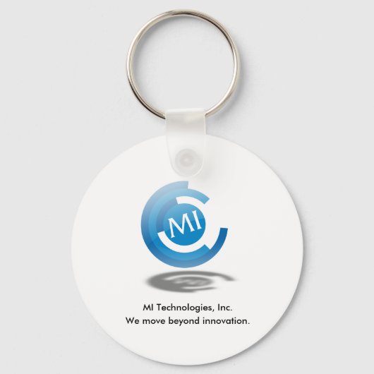MIT Tilt Logo & Slogan Sleutelhanger (Voorkant)