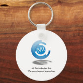 MIT Tilt Logo & Slogan Sleutelhanger (Voorkant)