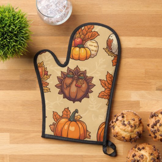 mitaines à four de thanksgiving (De haut en bas)