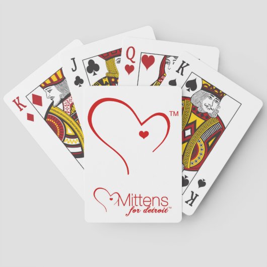 Mitaines pour des cartes de jeu de Detroit (dos)