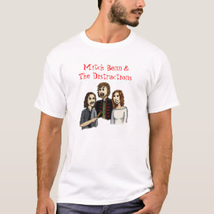 Mitch Benn en The Distractions T-shirt