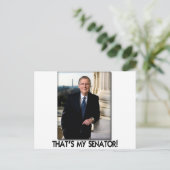 Mitch McConnell, die Mijn Senator is! Briefkaart (Staand voorkant)