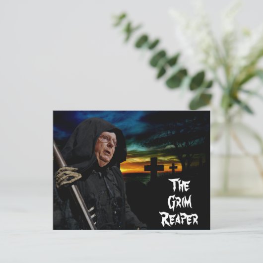Mitch McConnell Grim Reaper Briefkaart (Staand voorkant)