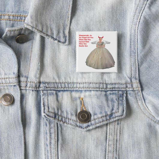 Mitch McConnell Masquerades Button (In situ)