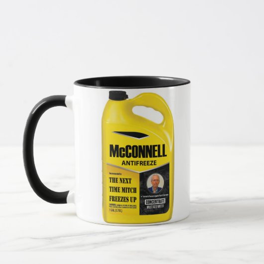 Mitch McConnell vriest weer, 11 oz Mok (Links)