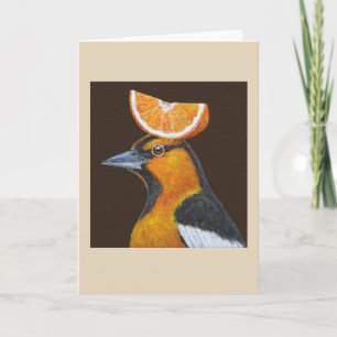 Mitch the Bullock's oriole card Kaart