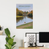 Mitcham Common Londen Reisposter Poster (Thuiskantoor)