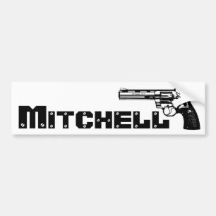 Mitchell. Bumpersticker