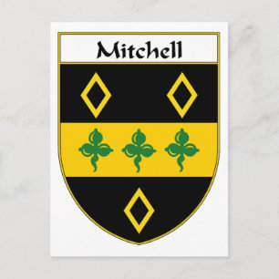 Mitchell Coat of Arms/Family Crest Briefkaart
