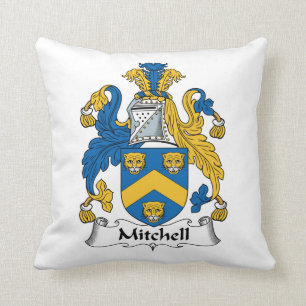 Mitchell familiewapen kussen
