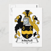 Mitchell Family Crest Briefkaart (Voorkant / Achterkant)