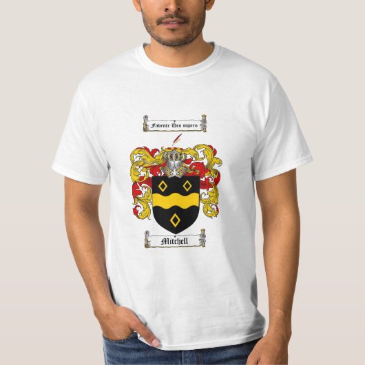 Mitchell Family Crest - Scottish Mitchell Crest T-shirt (Voorkant)