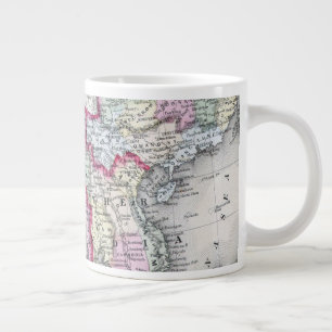 Mitchell Map India, Tibet, China en SE-Azië Extra Grote Beker