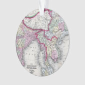 Mitchell Map | India, Tibet, China en SE-Azië Ornament (voorkant)