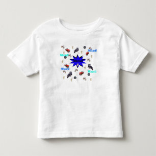 Mitchell Naam Met Auto's Teddyberen En Motorfietse Kinder Shirts