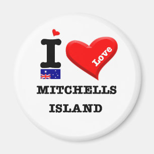 MITCHELLS ISLAND - I Love Magneet