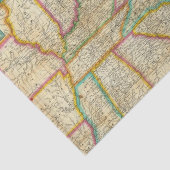 Mitchell's Travellers Guide Tissuepapier (Detail)