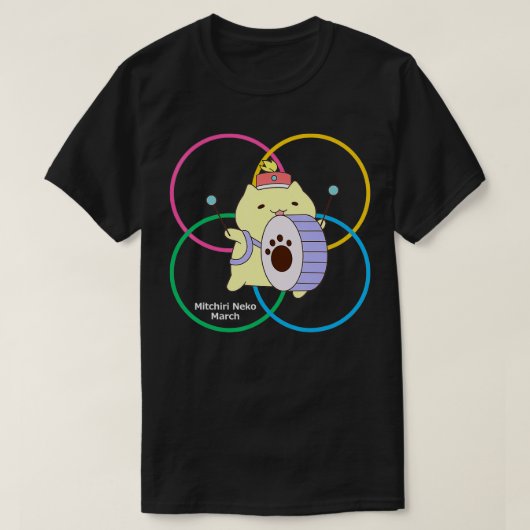 Mitchiri Neko March cirkel4 T-shirt (Design voorkant)