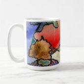 "Mites and Tites" Abstrait Design Mug (Gauche)