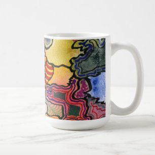 "Mites and Tites" Abstrait Design Mug